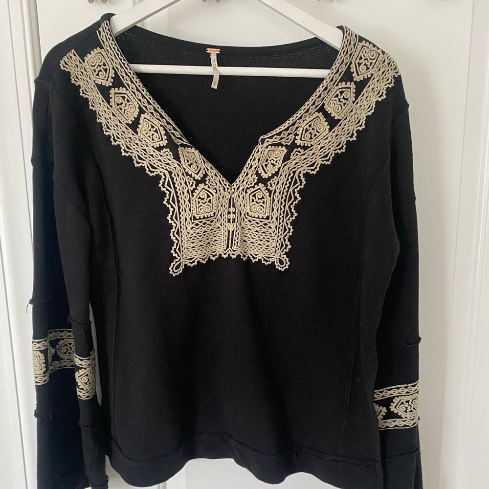 Free people tunic style sweatshirt